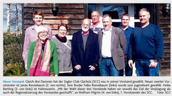 Gruppenfoto des Vorstands in der OVS vom 29.03.2015